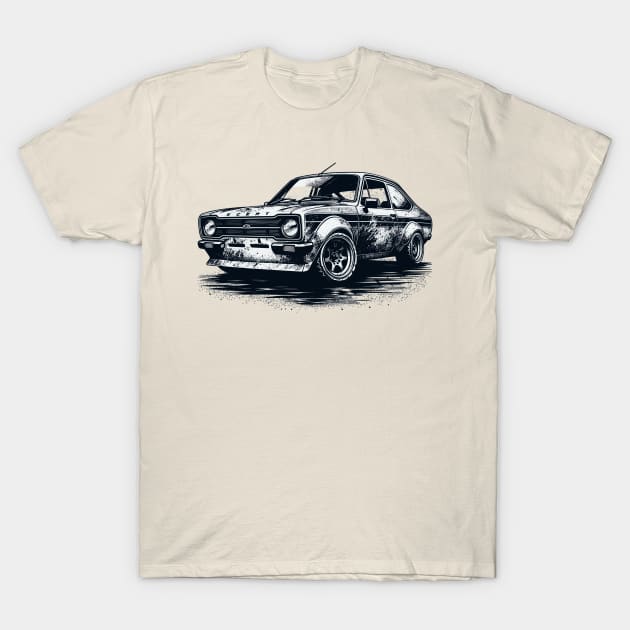 Ford Escort T-Shirt by Vehicles-Art